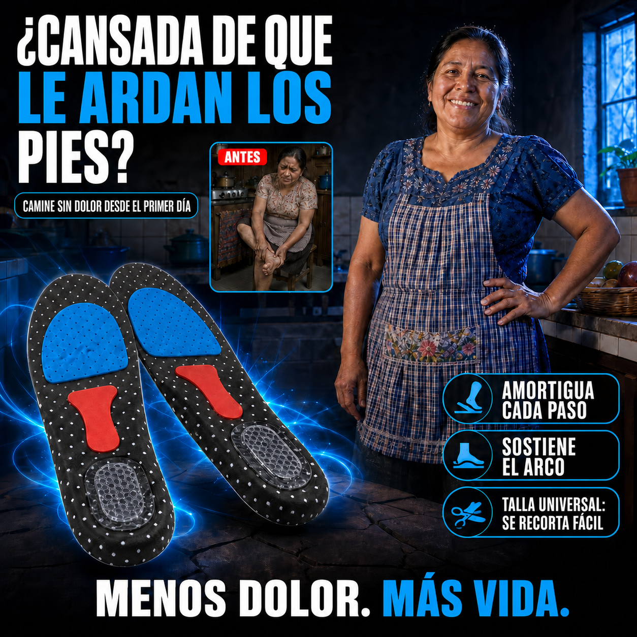 Plantillas Ortopédicas de Gel — 2 Pares