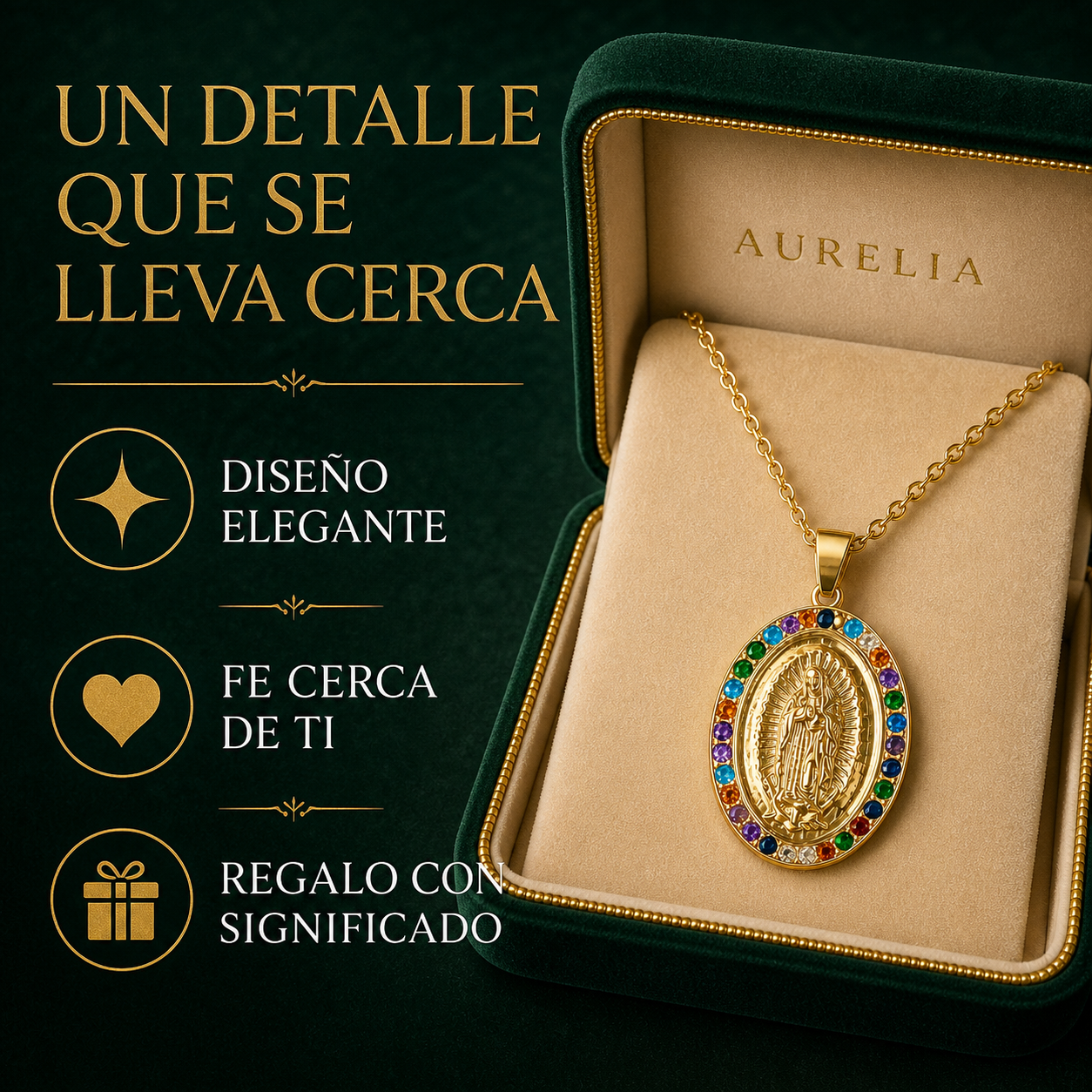 Collar Virgen Protector imagen principal regenerada