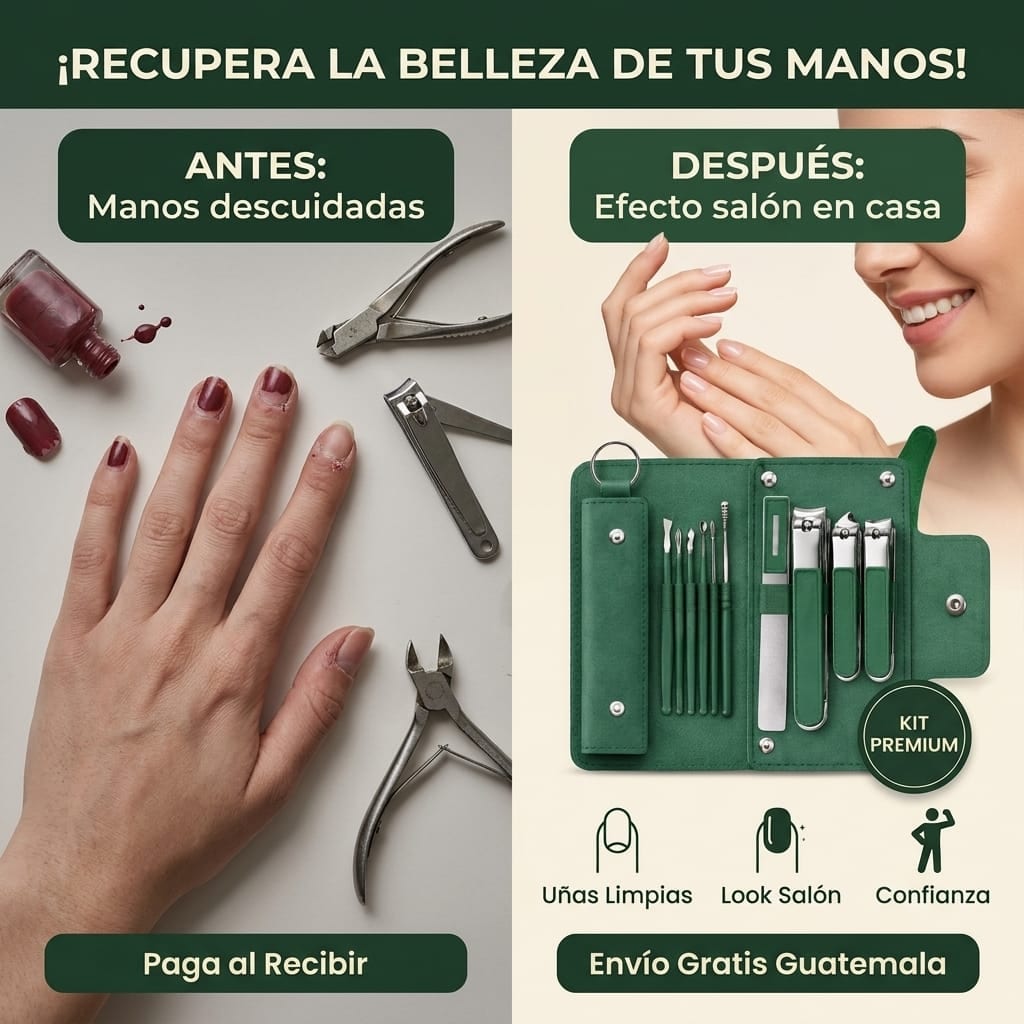 Kit de Manicura Premium Verde