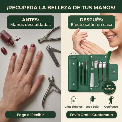 Kit de Manicura Premium Verde