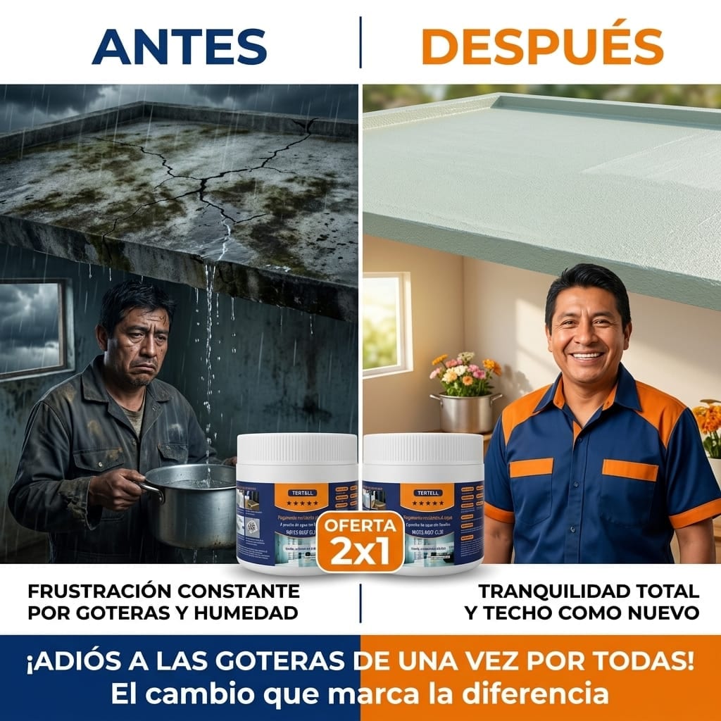 TERTELL® Impermeabilizante para Techos — 2x1