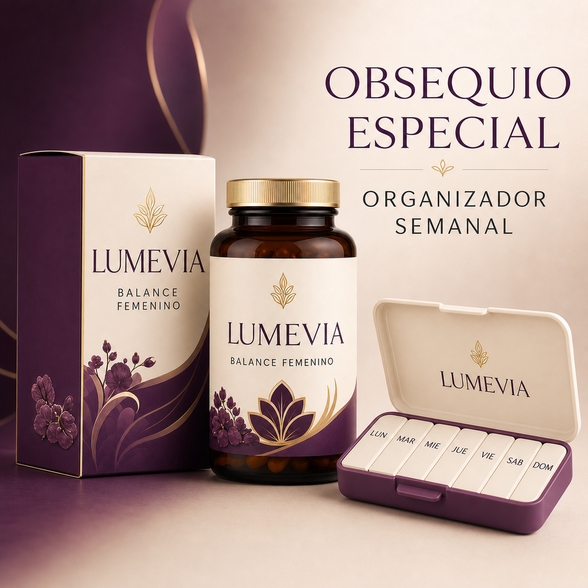 Organizador semanal para la rutina femenina