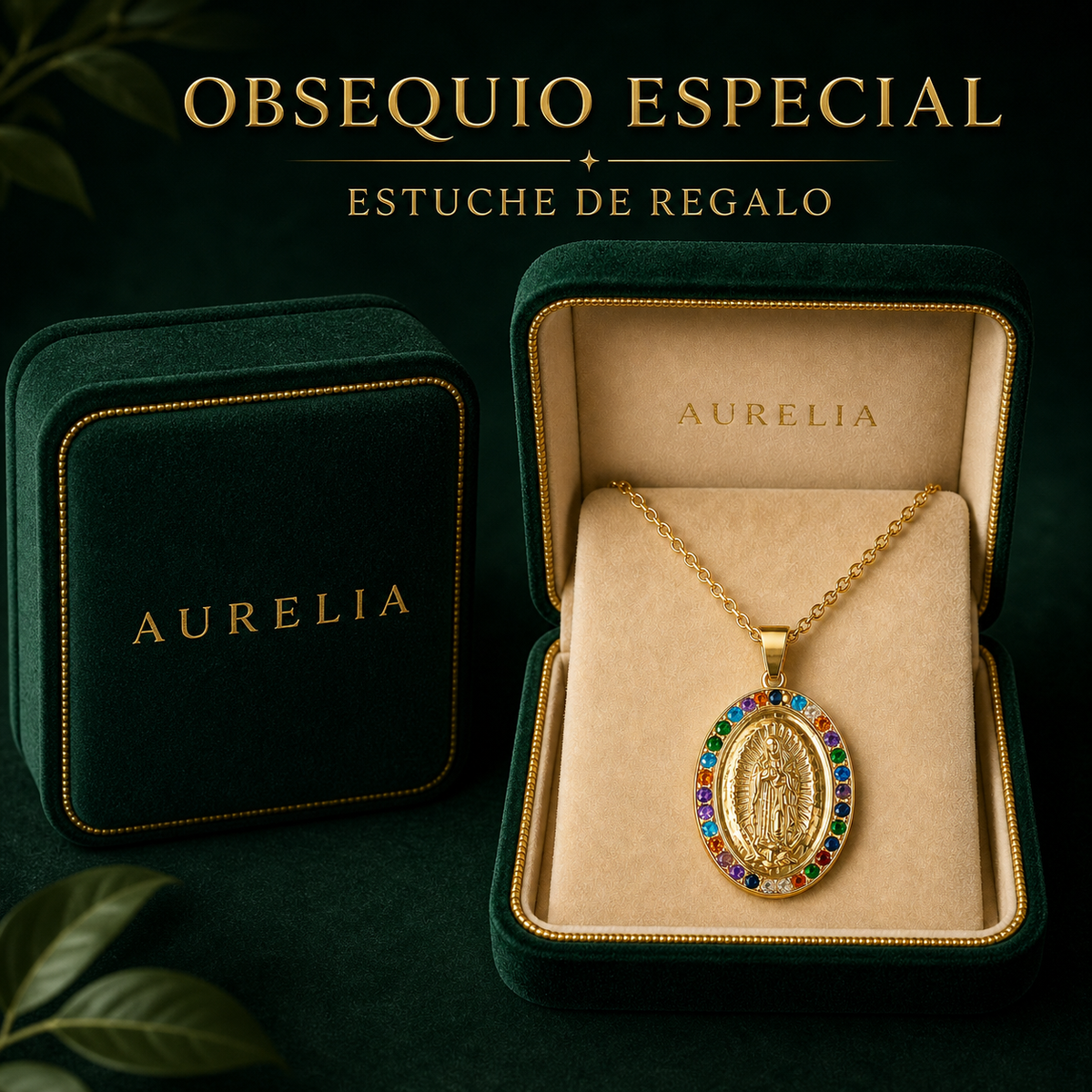 Estuche premium para el Collar Virgen