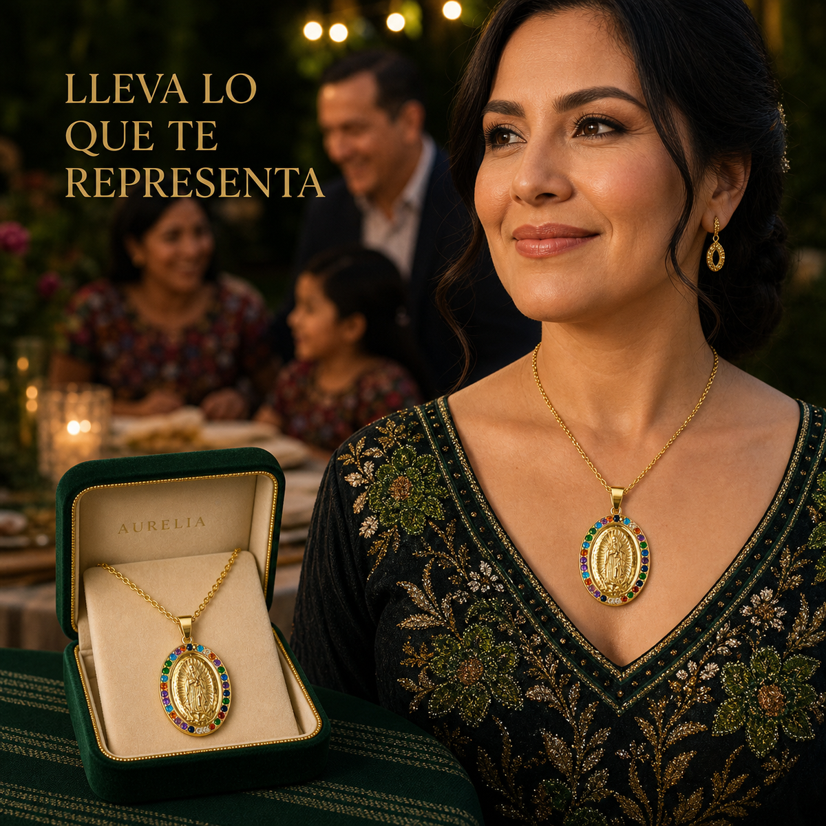 Collar Virgen integrado en una situación de uso