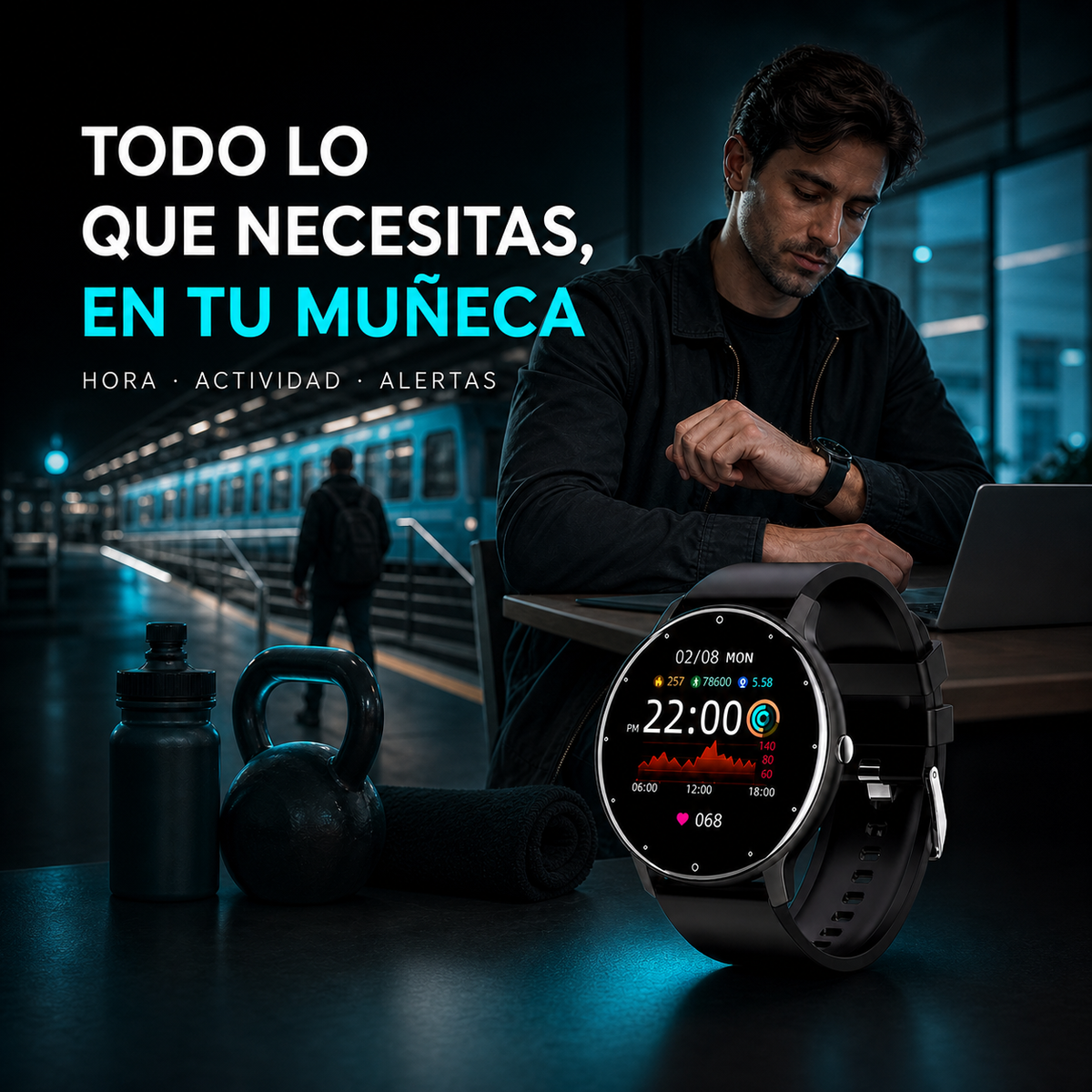 Smartwatch Ultra presentado de forma clara