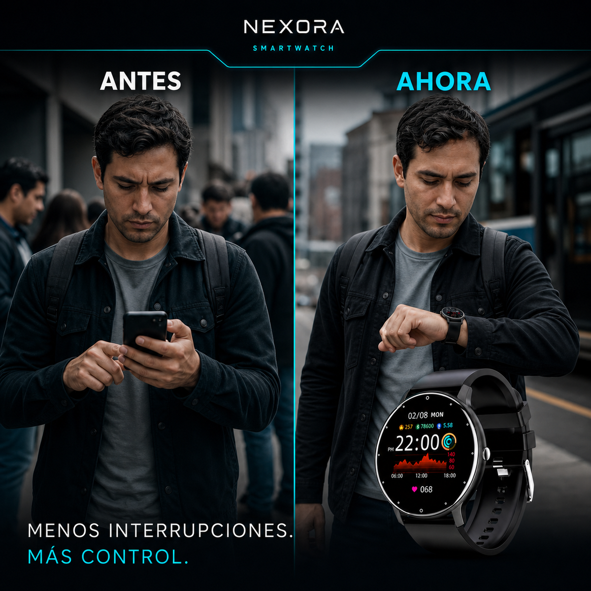 Comparación visual de Smartwatch Ultra